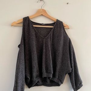 Off shoulder sweater